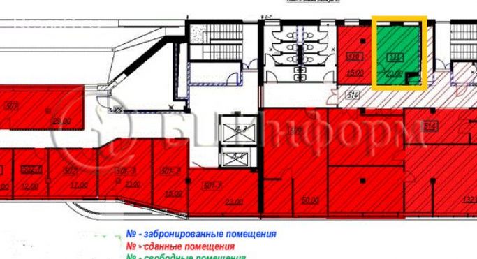 Аренда офиса 20 м², проспект Маршала Блюхера - фото 3