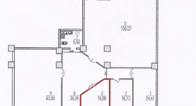 Аренда торгового помещения 19.9 м², Лыжный переулок - фото 1