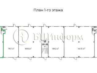 Аренда помещения свободного назначения 143 м²