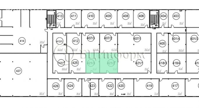Аренда офиса 82 м², Стародеревенская улица - фото 4