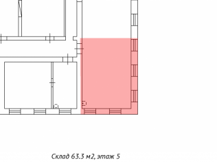 Аренда склада 63.3 м²