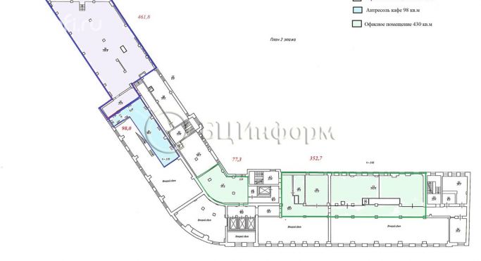 Аренда офиса 77.3 м², 24-я линия Васильевского острова - фото 3