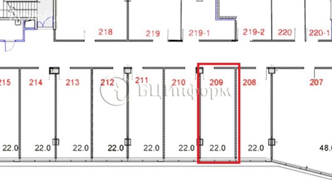 Аренда офиса 22 м², проспект Маршала Блюхера - фото 3