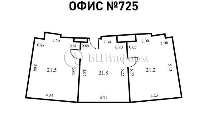 Аренда офиса 64.5 м², Финляндский проспект - фото 5