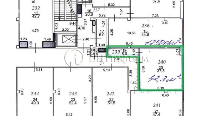 Аренда офиса 42.3 м², Софийская улица - фото 5