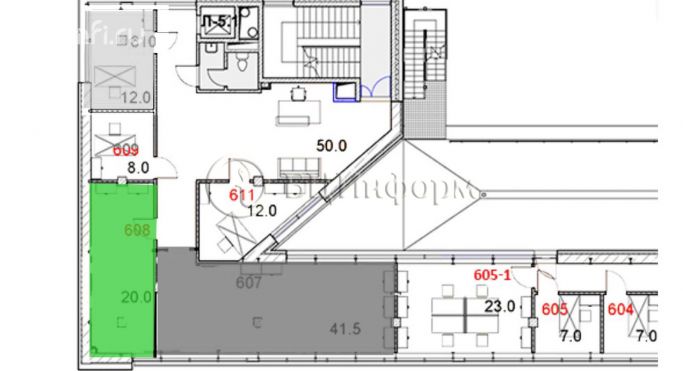 Аренда офиса 20 м², проспект Маршала Блюхера - фото 3