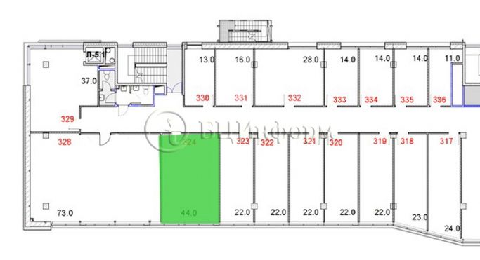 Аренда офиса 44 м², проспект Маршала Блюхера - фото 5