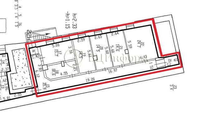 Аренда офиса 133.9 м², улица Константина Заслонова - фото 5