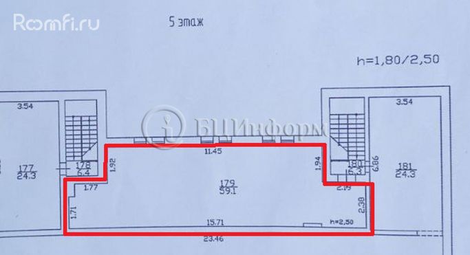 Аренда офиса 59.1 м², Автовская улица - фото 5