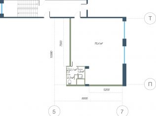 Продажа помещения свободного назначения 82.7 м²
