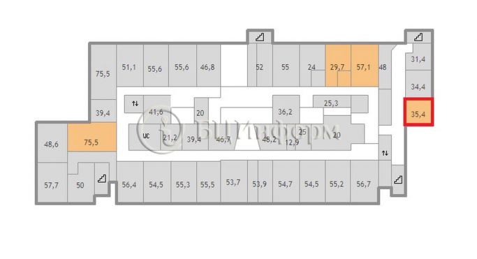 Аренда офиса 35.4 м², Бумажная улица - фото 4