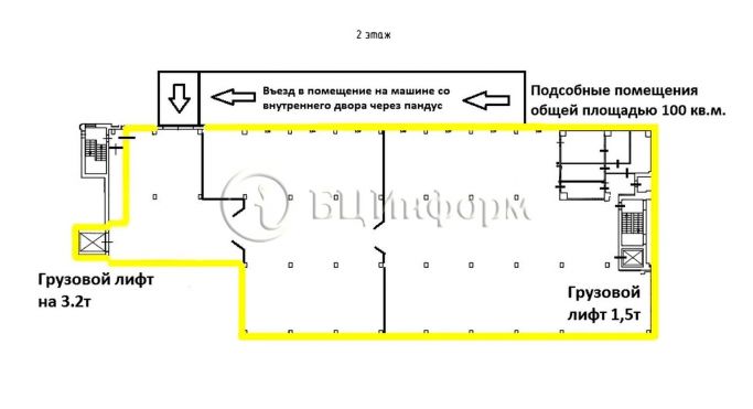 Аренда производственного помещения 1800 м², Софийская улица - фото 2