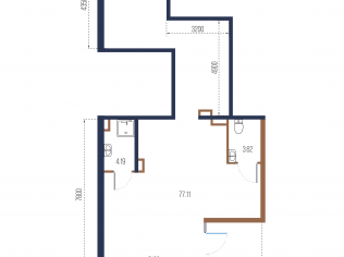 Продажа помещения свободного назначения 84.9 м²