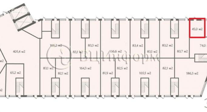 Аренда торгового помещения 45 м², Заневский проспект - фото 1