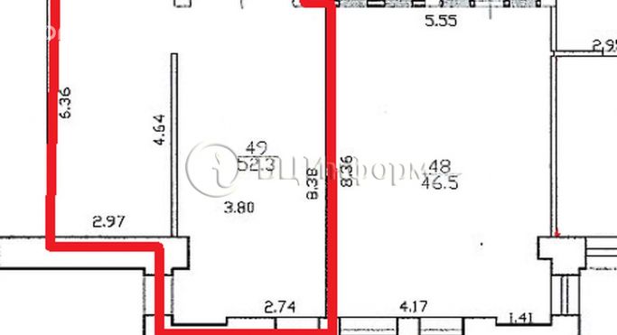 Аренда офиса 52.3 м², Московский проспект - фото 5