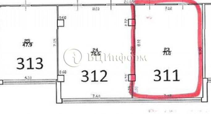 Аренда офиса 70.3 м², улица Профессора Качалова - фото 5