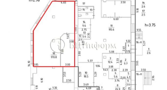 Аренда офиса 170 м², Воронежская улица - фото 5