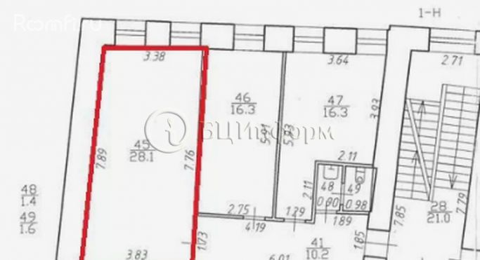 Аренда офиса 28.1 м², улица Моисеенко - фото 4