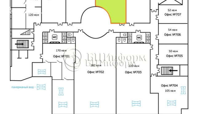 Аренда офиса 104 м², Выборгская набережная - фото 4