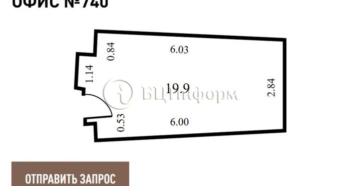 Аренда офиса 19.9 м², Финляндский проспект - фото 3