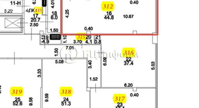 Аренда офиса 44.8 м², Софийская улица - фото 2