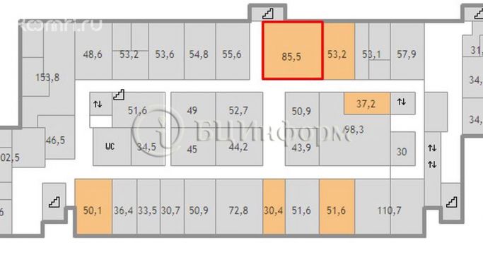Аренда офиса 85.5 м², Бумажная улица - фото 5