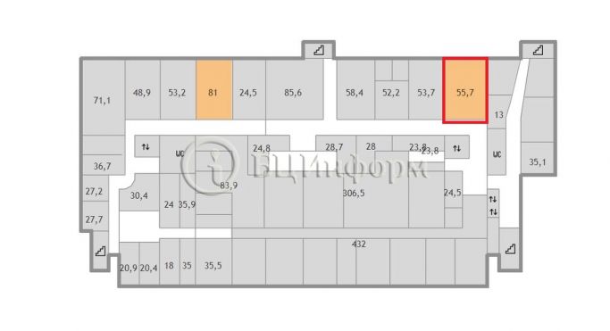 Аренда офиса 55.7 м², Бумажная улица - фото 4
