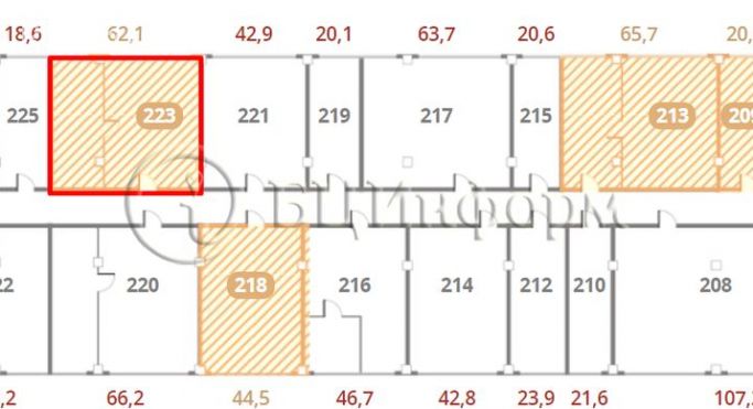 Аренда офиса 63.2 м², Смоленская улица - фото 5