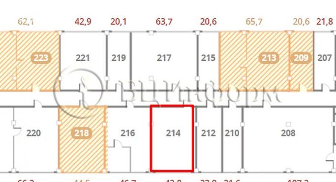 Аренда офиса 44.8 м², Смоленская улица - фото 5