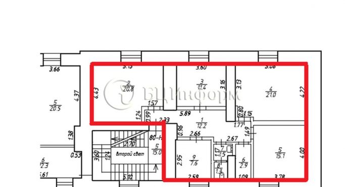 Аренда офиса 93.8 м², Конногвардейский бульвар - фото 5