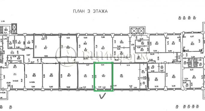 Аренда офиса 49.5 м², Уткин проспект - фото 5