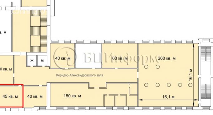 Аренда помещения свободного назначения 45 м², набережная реки Смоленки - фото 4
