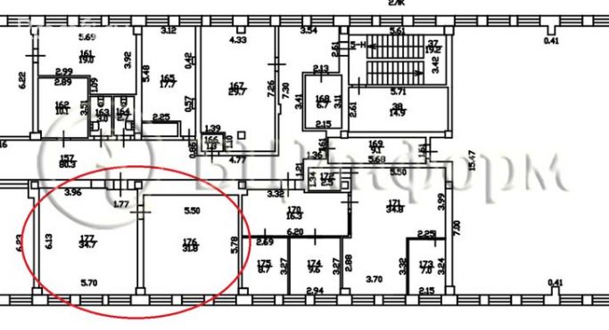 Аренда офиса 66.5 м², Межевой канал - фото 3