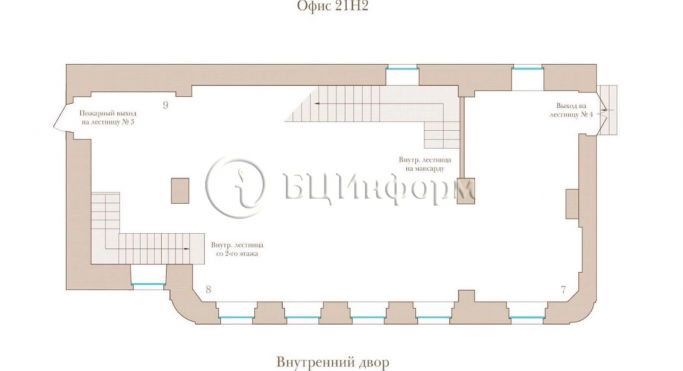 Аренда офиса 302 м², улица Якубовича - фото 5
