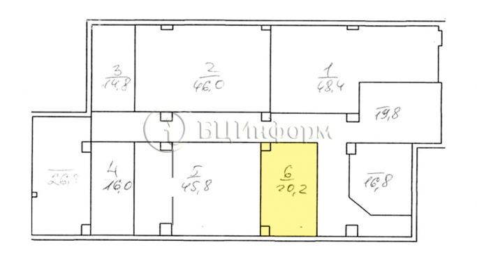Аренда офиса 20.2 м², Люботинский проспект - фото 3