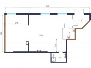 Продажа помещения свободного назначения 121.9 м²
