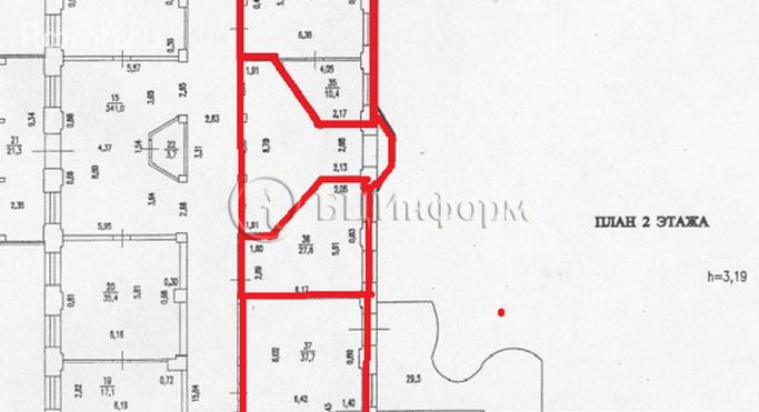 Аренда офиса 173.4 м², Дунайский проспект - фото 3
