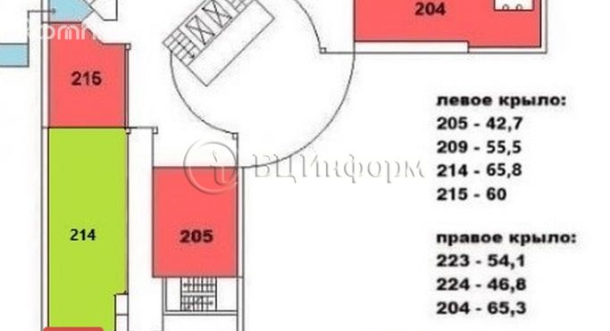Аренда офиса 55.5 м², Мельничная улица - фото 2