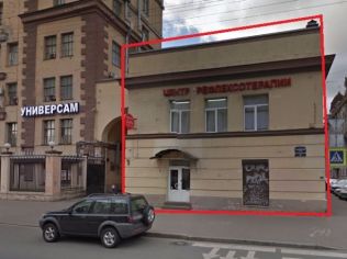 Аренда помещения свободного назначения 310 м2, метро Петроградская