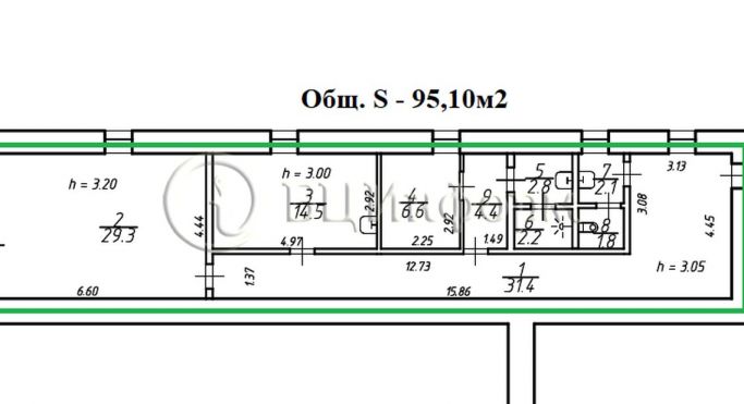 Аренда помещения свободного назначения 95.1 м², улица Степана Разина - фото 3