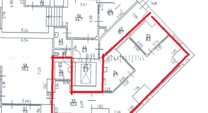 Аренда офиса 74.5 м², площадь Конституции - фото 5