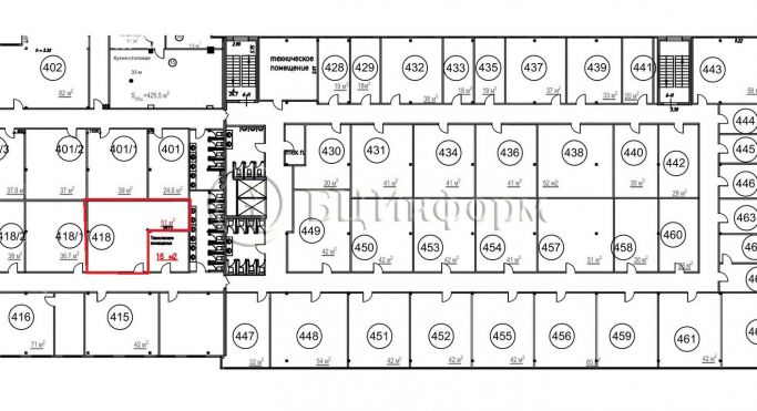 Аренда офиса 51 м², Стародеревенская улица - фото 3