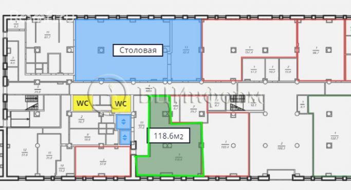 Аренда офиса 118.6 м², Киевская улица - фото 3