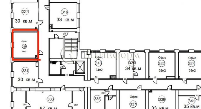 Аренда офиса 30 м², проспект Обуховской Обороны - фото 5