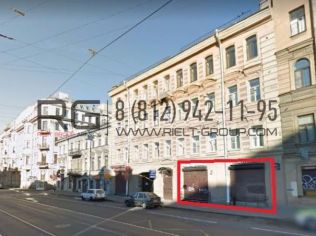 Аренда торгового помещения 195 м2, метро Лиговский Проспект