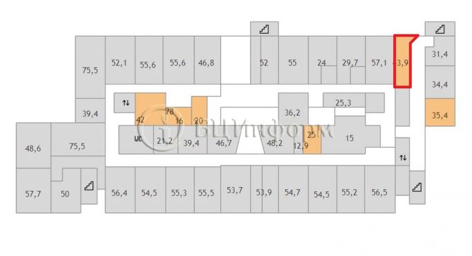 Аренда офиса 43.9 м², Бумажная улица - фото 5