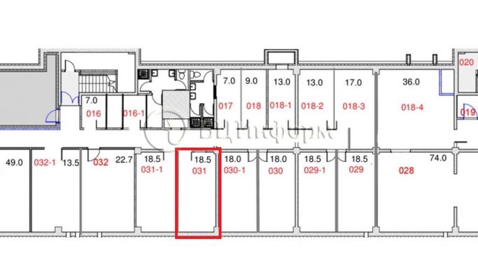 Аренда склада 18.5 м², проспект Маршала Блюхера - фото 1