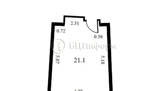 Аренда офиса 21.1 м², Финляндский проспект - фото 3