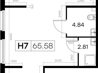 Продажа помещения свободного назначения 65.6 м²