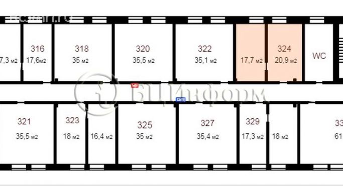 Аренда офиса 38.1 м², улица Громова - фото 4